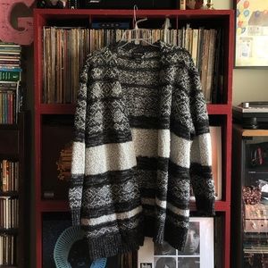 Warm open front cardigan. Great to wear as jacket